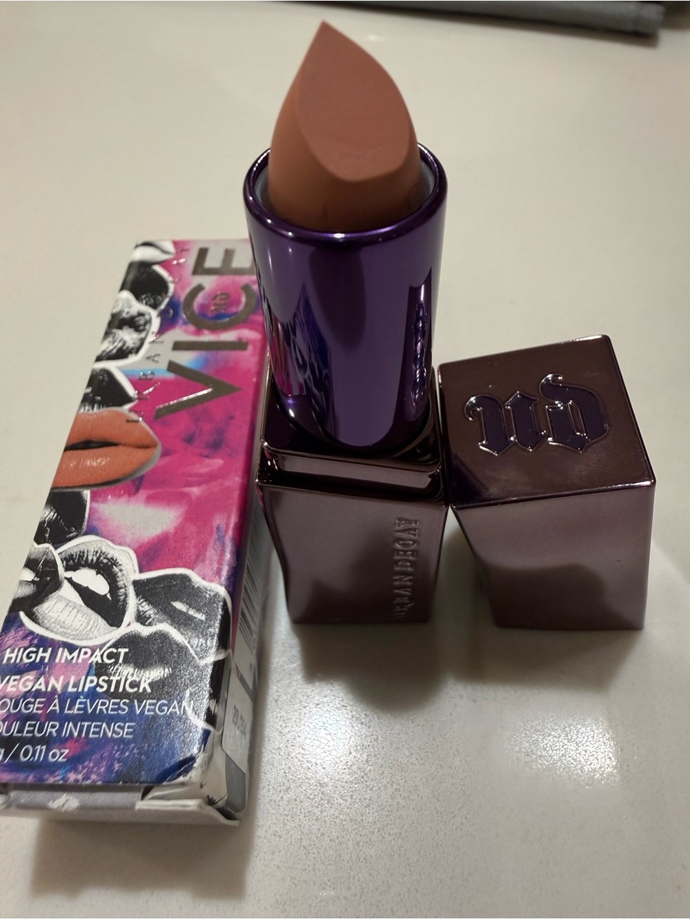 Urban Decay Vice Vegan Lipstick — Oatmilk Cream